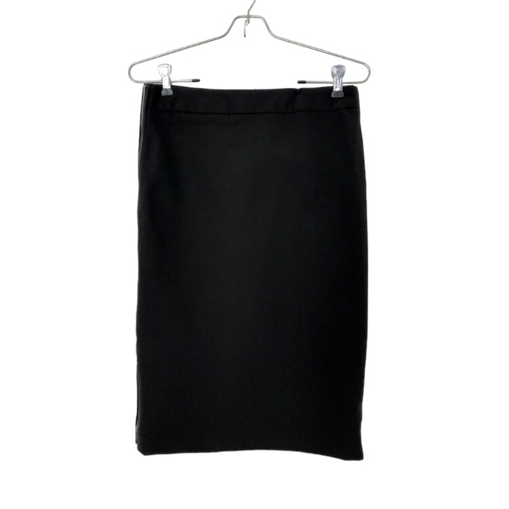 Zara Black Side Zipper Pencil Skirt Size Small